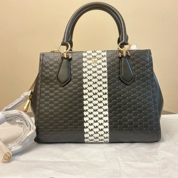 Michael Kors Black and White Women's Bag - Picture 6 of 6